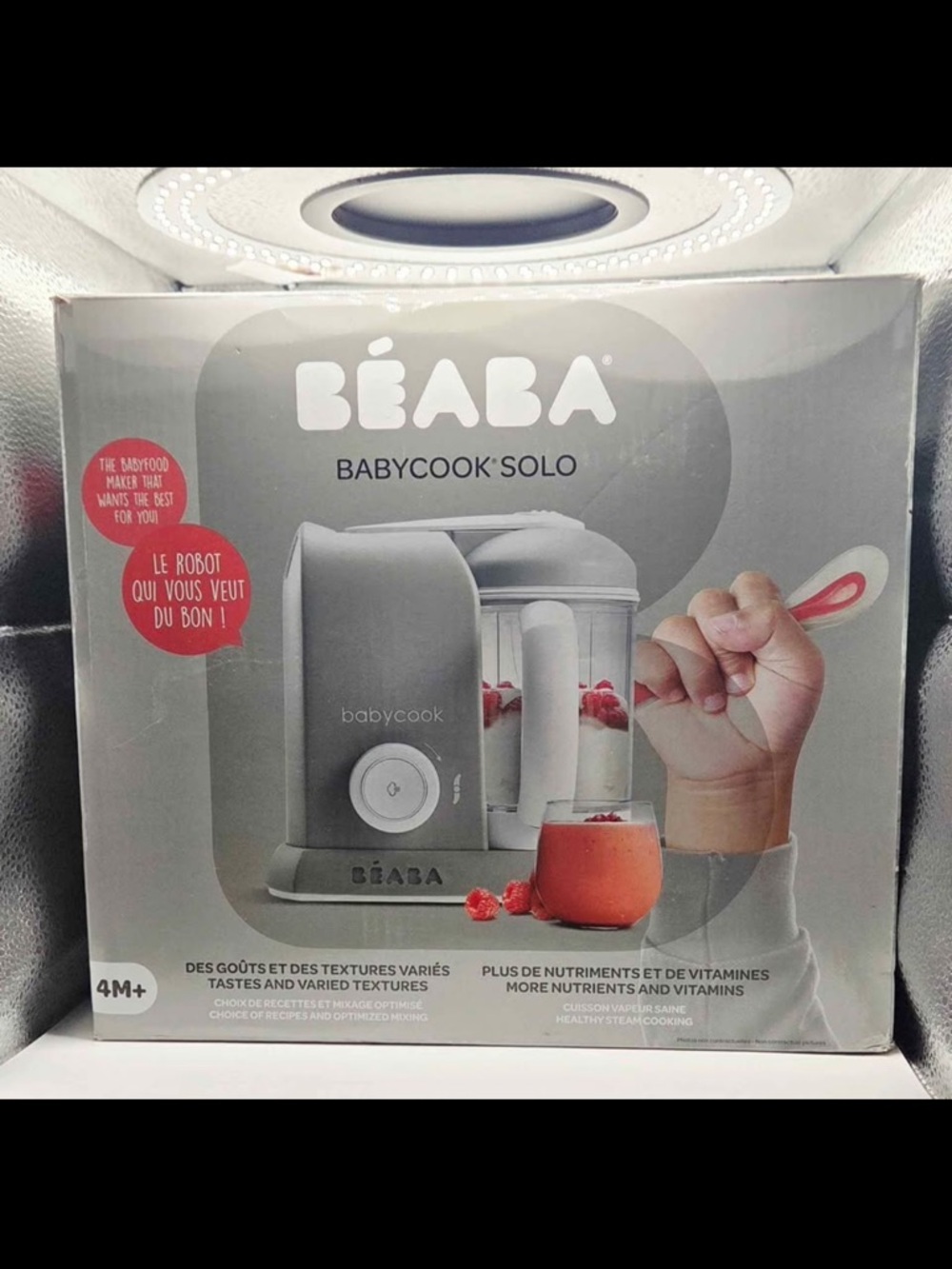 New BÉABA Babycook Solo Baby Food Maker, processor  - open box